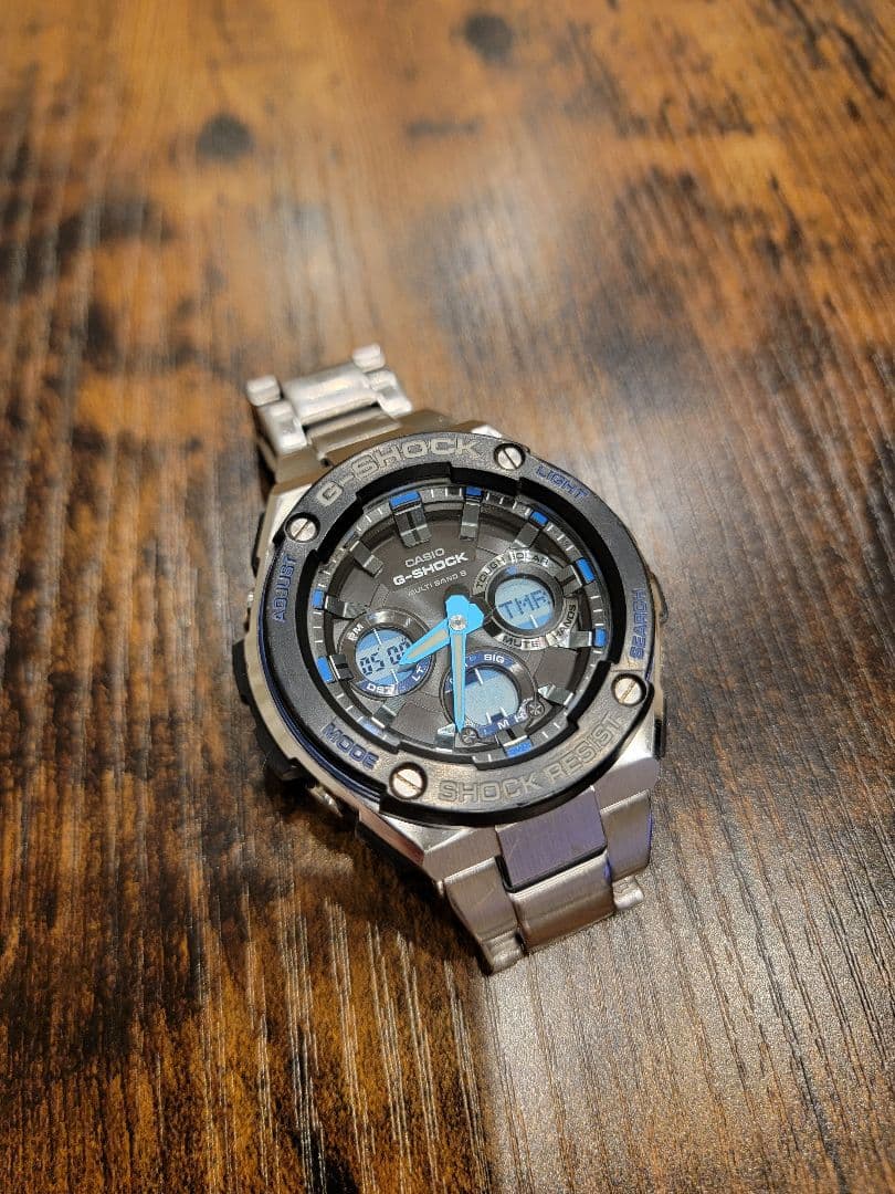 【値下げ】G-SHOCK G-STEEL GST-W100D-1A2JF ブルー