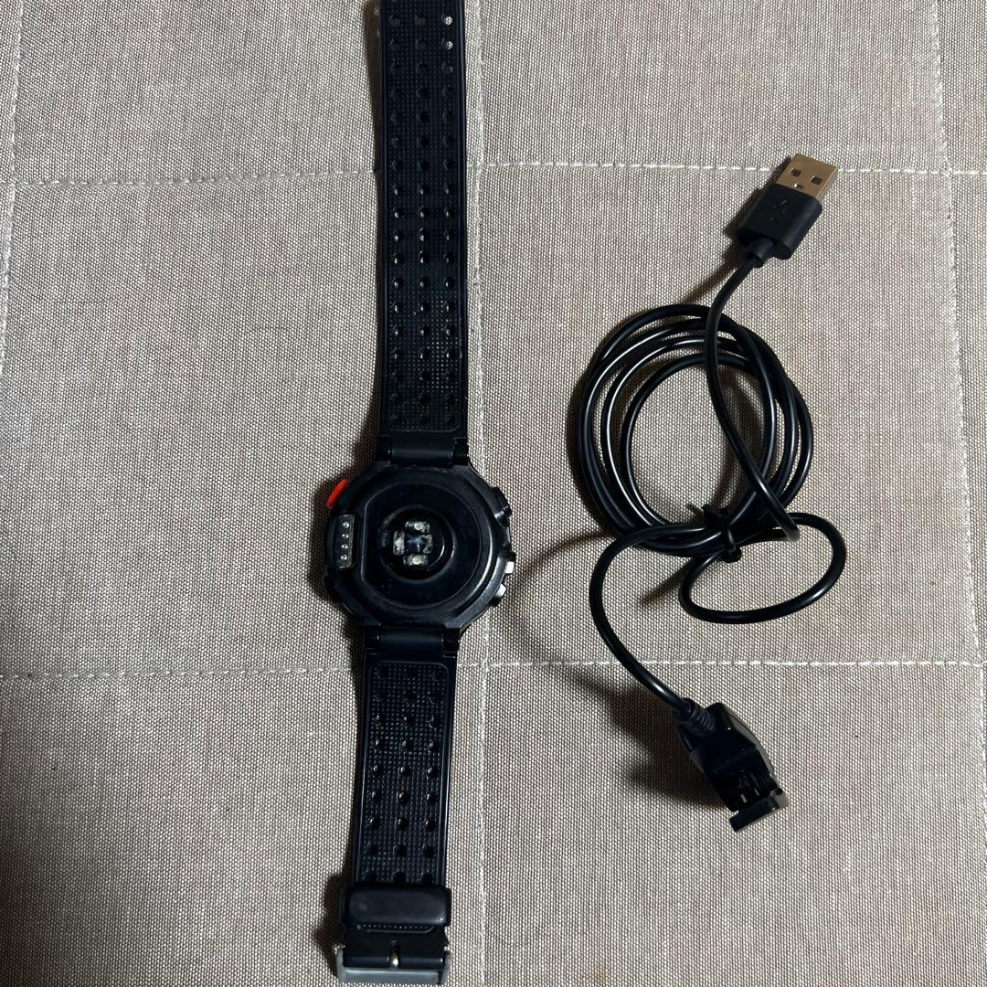 GARMIN デジタルウォッチ ブラック 充電ケーブル付き