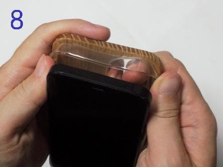 iphone13 　木製スマホケース