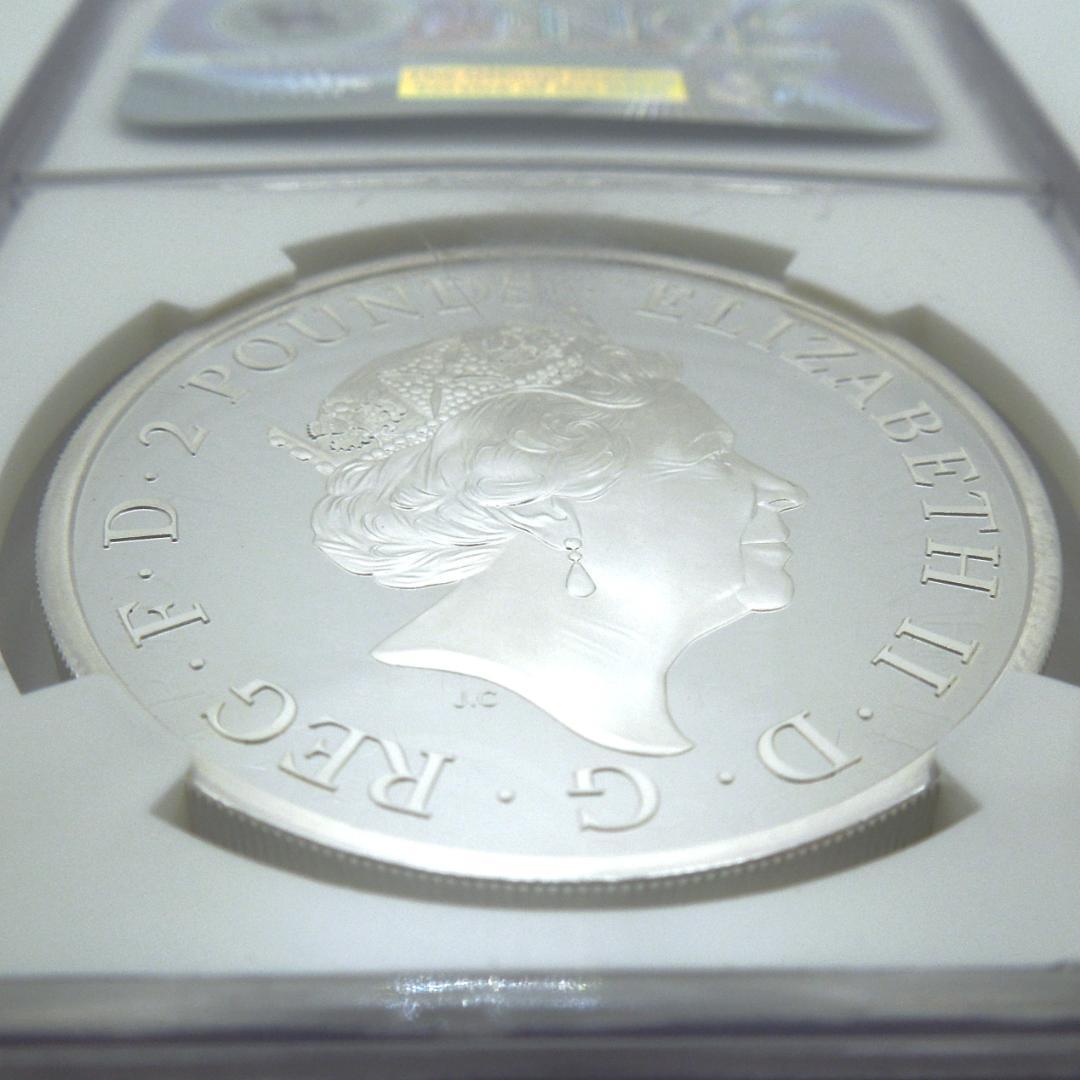 2016 ブリタニア ウナ ライオン 銀貨 ★初期500枚 NGC PF70UC