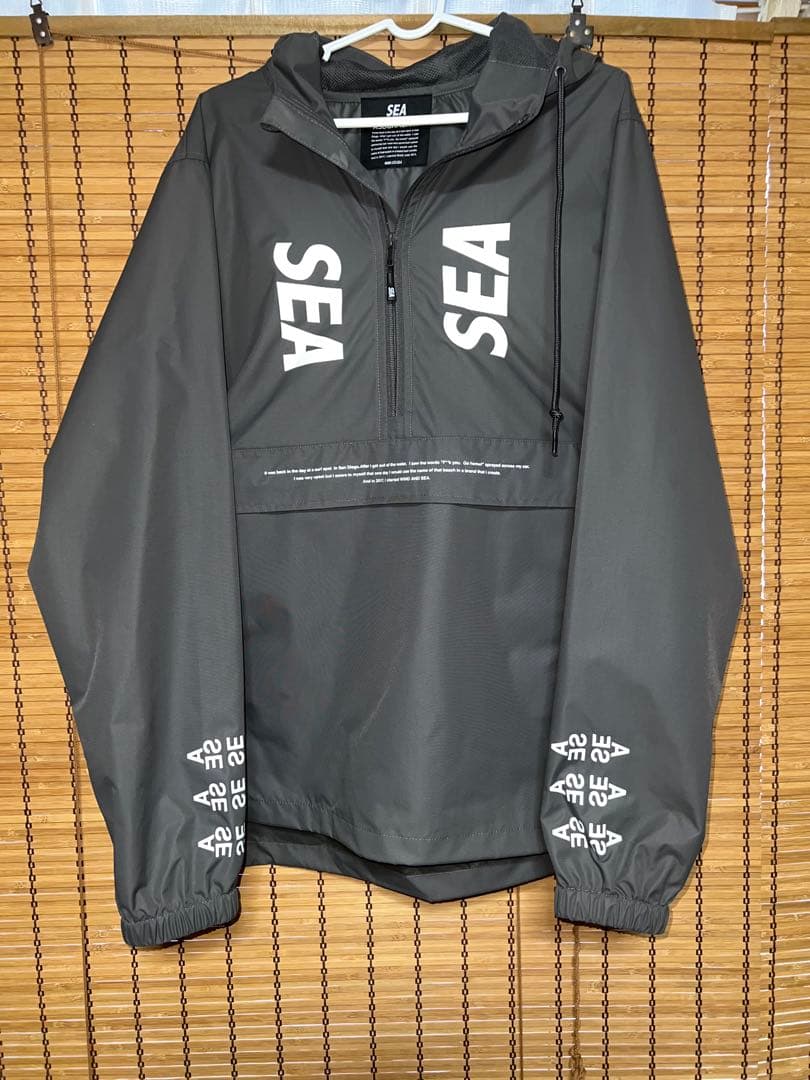 WIND AND SEA アノラックパーカー ハーフジップ プルオーバー