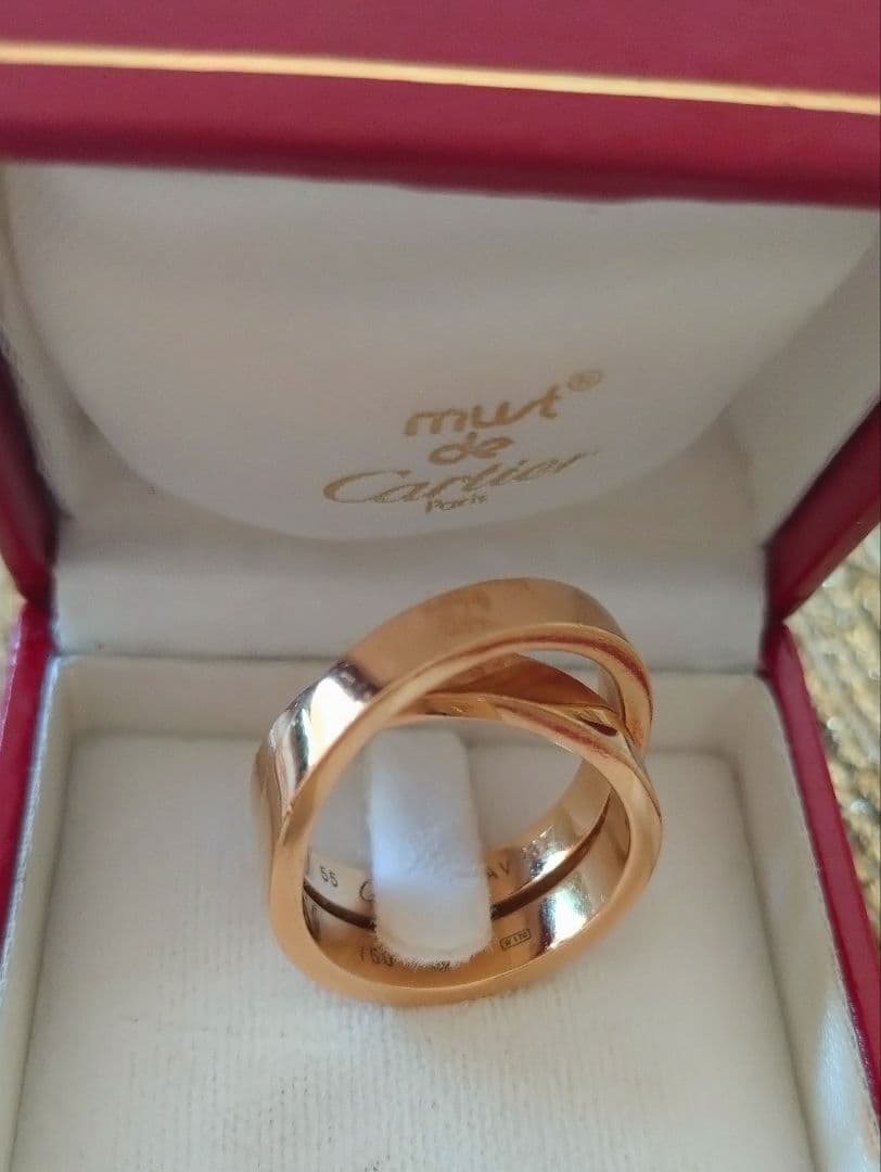 カルティエ Cartier リング パリリング K18YG #55