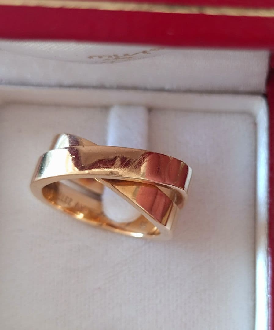 カルティエ Cartier リング パリリング K18YG #55