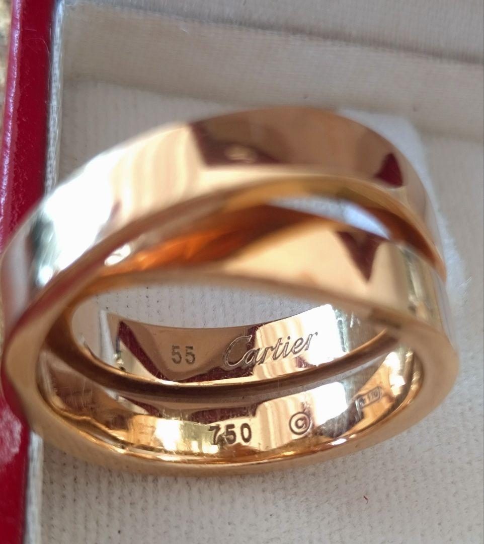 カルティエ Cartier リング パリリング K18YG #55