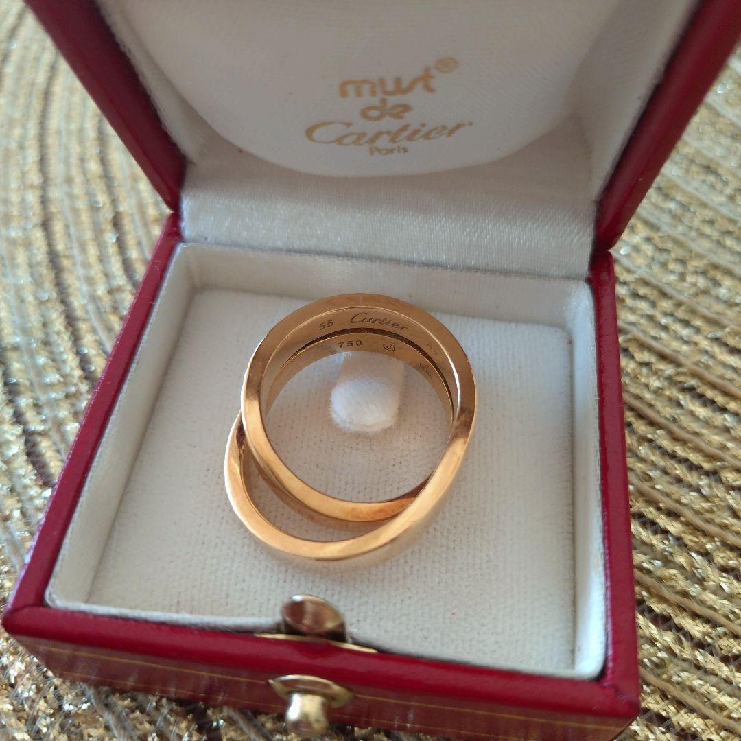 カルティエ Cartier リング パリリング K18YG #55