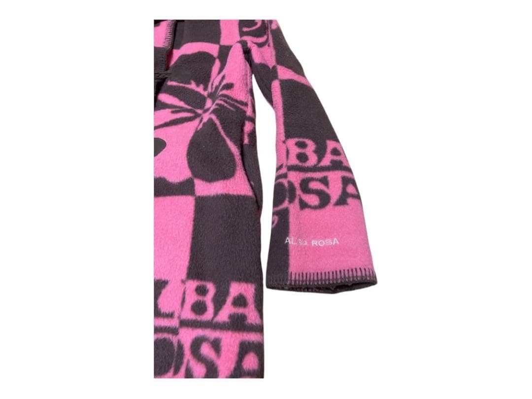 ♡さん専用！アルバローザ、升目コート、美品、送料込み、バッグ付き