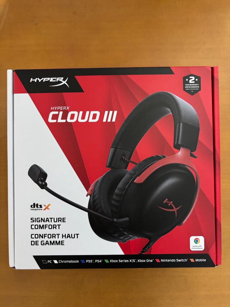 HyperX Cloud IIIワイヤレスゲーミングヘッドセット