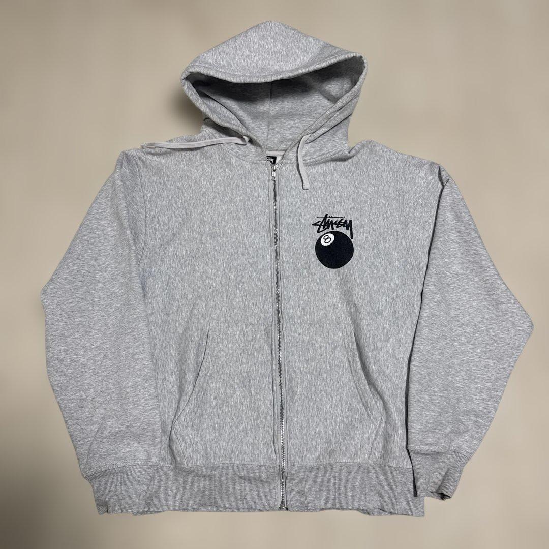 stussy ジップパーカー 8 ボール