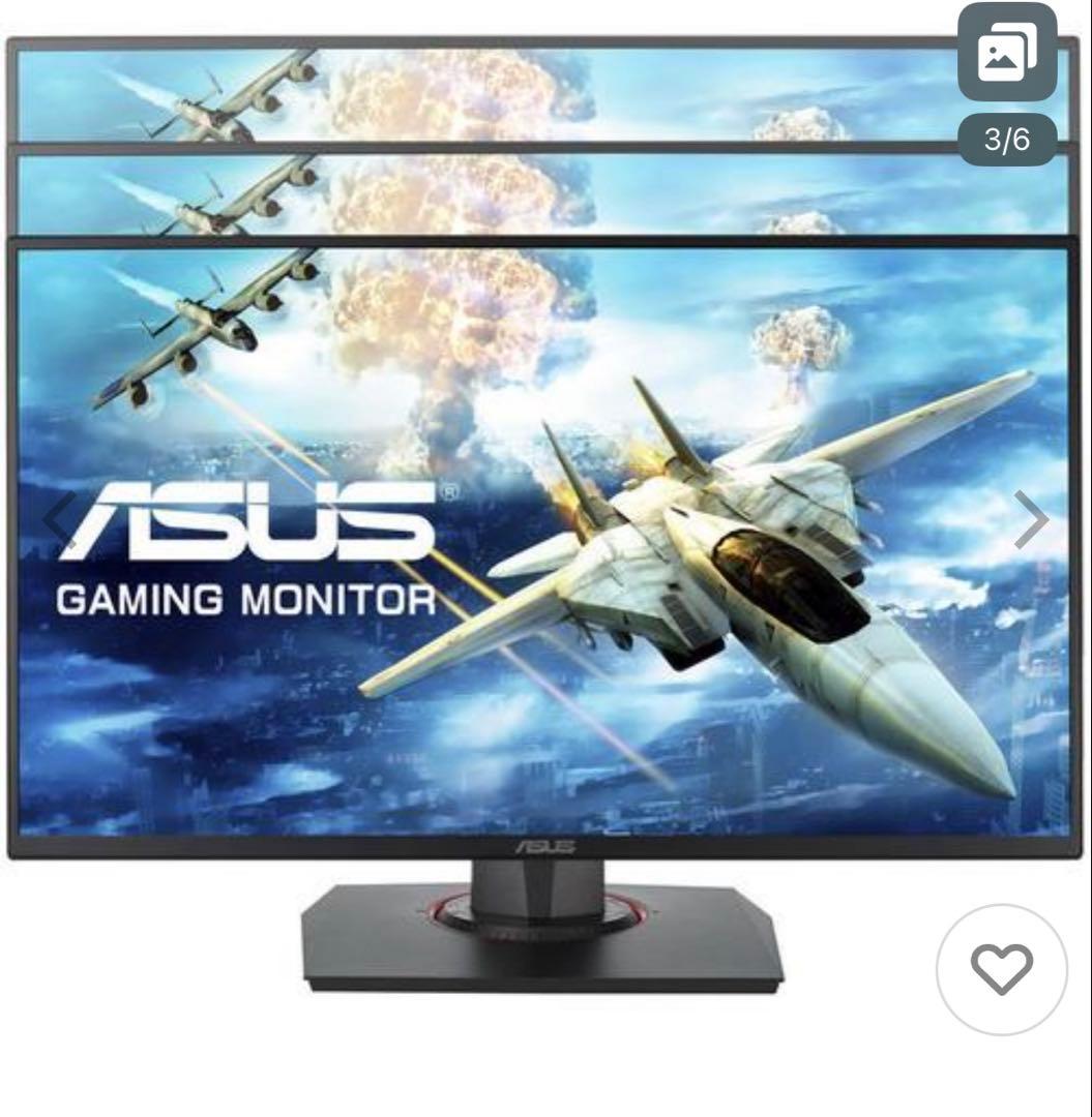 ASUS VG258QR-R ゲーミングモニター 165Hz 24.5インチ