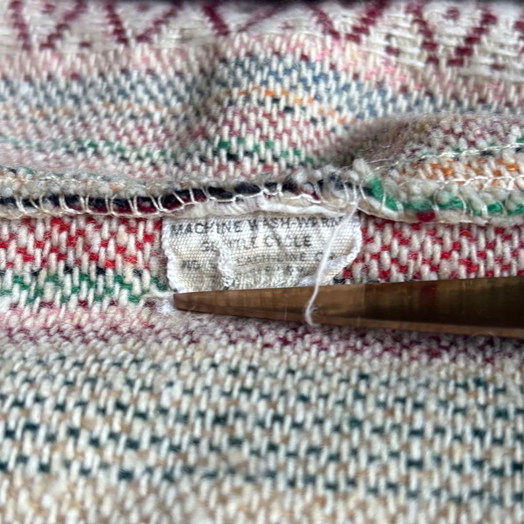 【70s vintage】パーカー　エスニック柄　ネイティブ柄　コンチョ　y2k