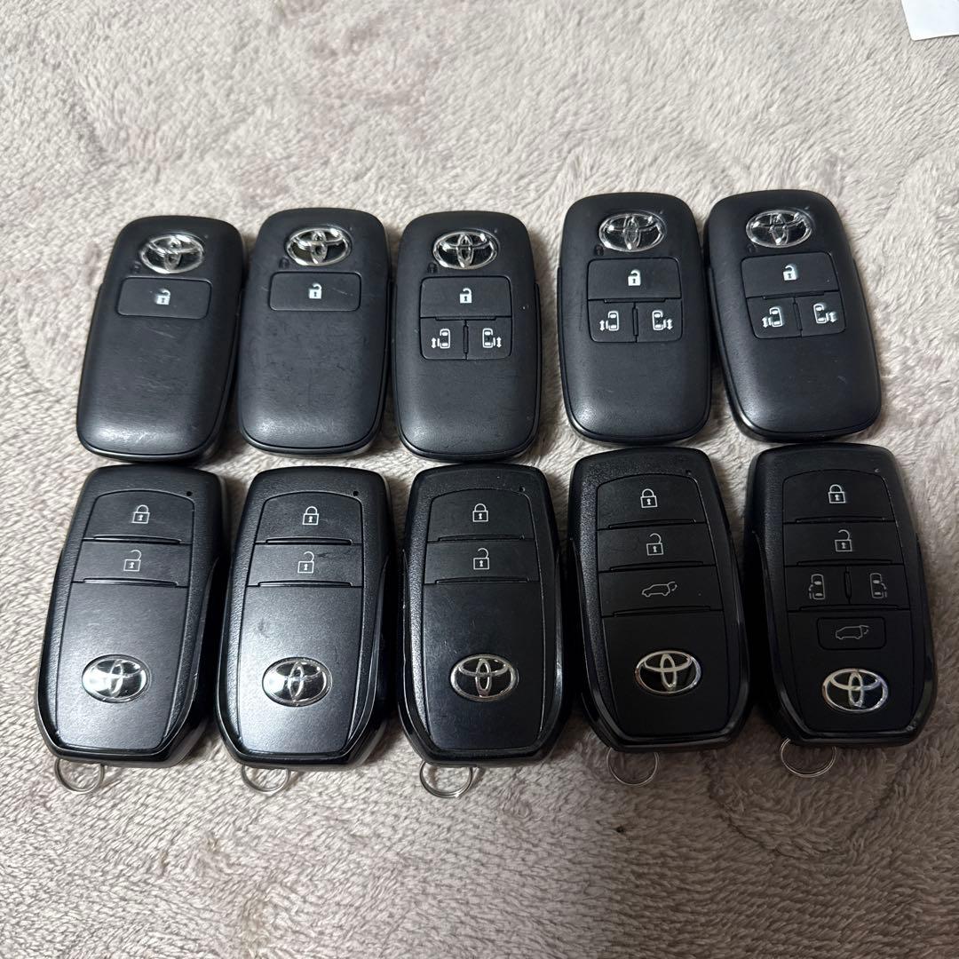トヨタ10個セット　スマートキー　TOYOTA