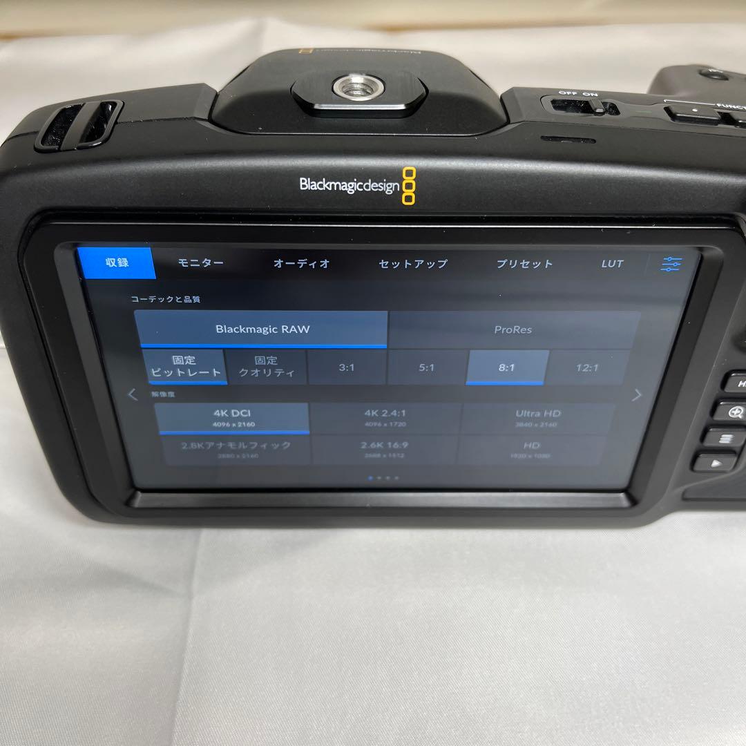 動作確認済 Blackmagic pocket cinema camera 4K