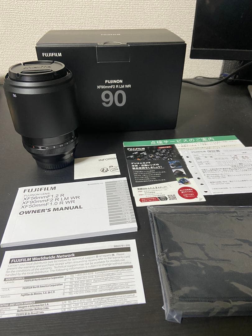 【美品】FUJIFILM XF90mmF2 R LM WR Xマウント レンズ