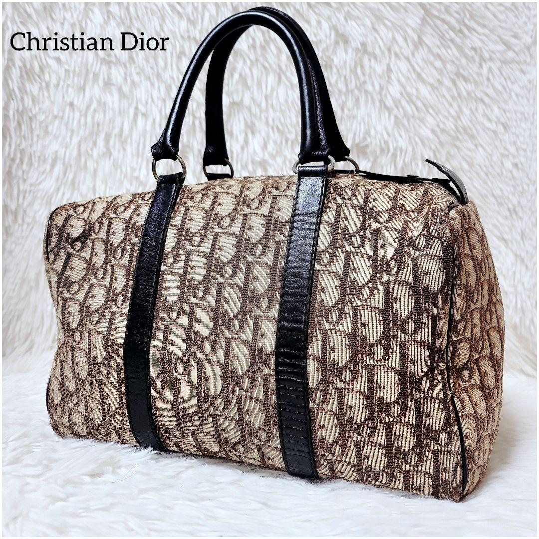 希少✨Christian Dior ディオール トロッター ミニボストンバッグ