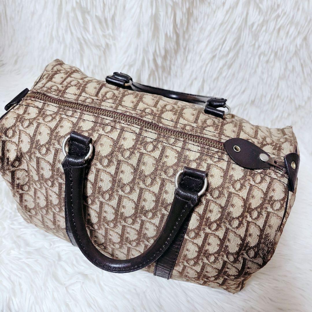 希少✨Christian Dior ディオール トロッター ミニボストンバッグ