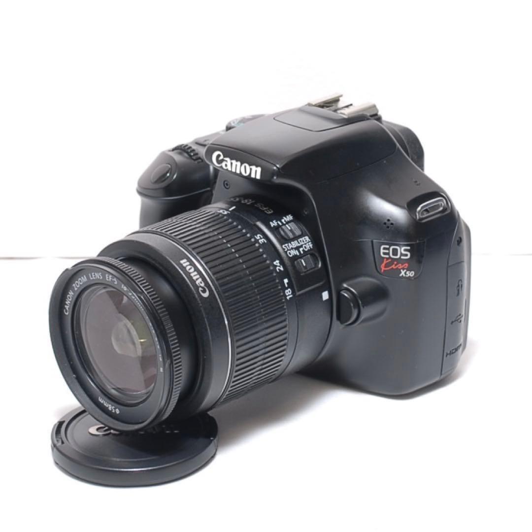 超望遠レンズデビュー✨Canon Kiss X50✨ダブルレンズ✨軽量モデル