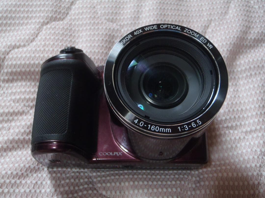 ⭕️ばら売り可能♥️動作品２台★スマホ転送★B500プラム人気色４kコンデジ軽量