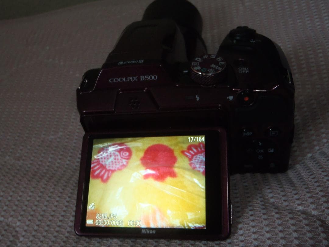 ⭕️ばら売り可能♥️動作品２台★スマホ転送★B500プラム人気色４kコンデジ軽量