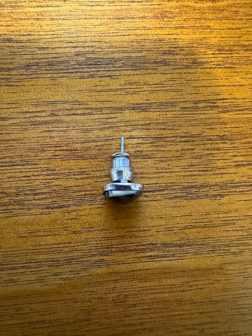 t*7様 ブラックダイヤピアス