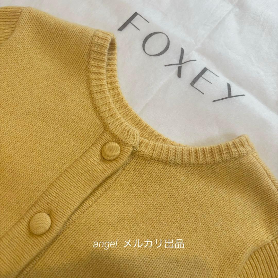 フォクシー　カタログ掲載　カシミヤ　100% ニット　カーディガン　40