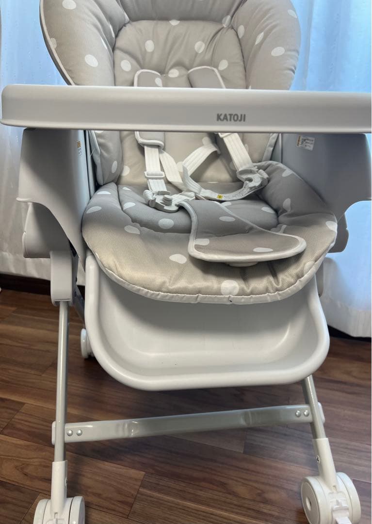 【ほぼ新品】KATOJI カトージハイローラックハイローチェア ピッコロ