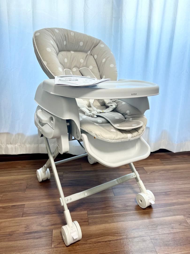 【ほぼ新品】KATOJI カトージハイローラックハイローチェア ピッコロ