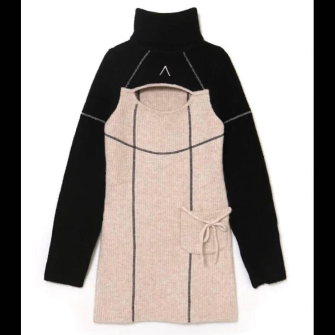 andmary Milo mini dress ベージュ