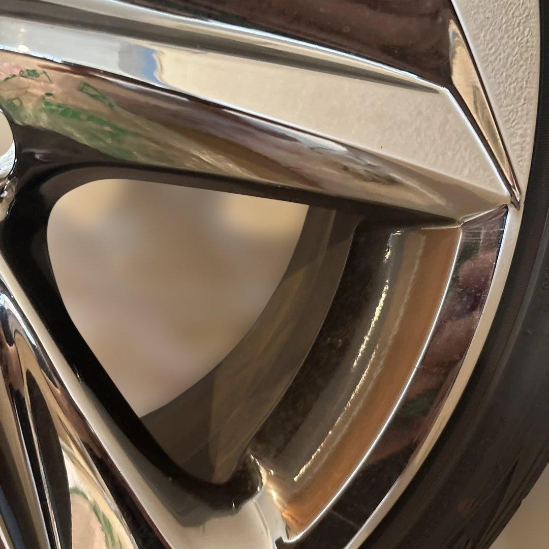 1本トヨタ220系クラウン18インチ純正ホイール タイヤ付き