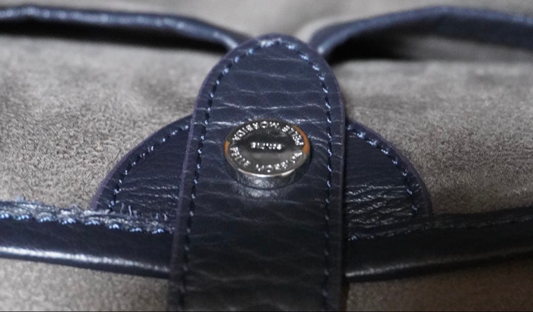 ペッレモルビダ　フラップトートバックpmo-mb055a ネイビー