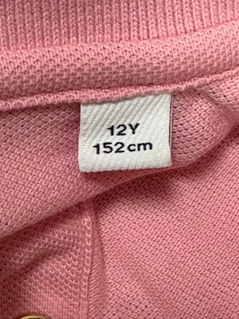 BURBERRY ピンク ポロワンピース 半袖