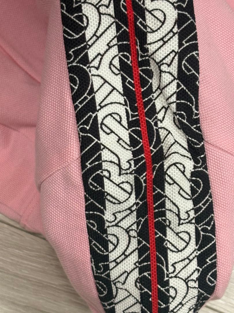 BURBERRY ピンク ポロワンピース 半袖