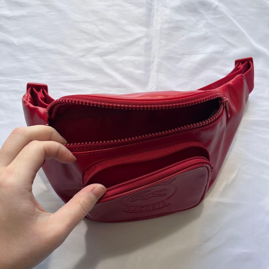 Supreme シュプリーム バッグ LACOSTE L!VE ウエストバッグ