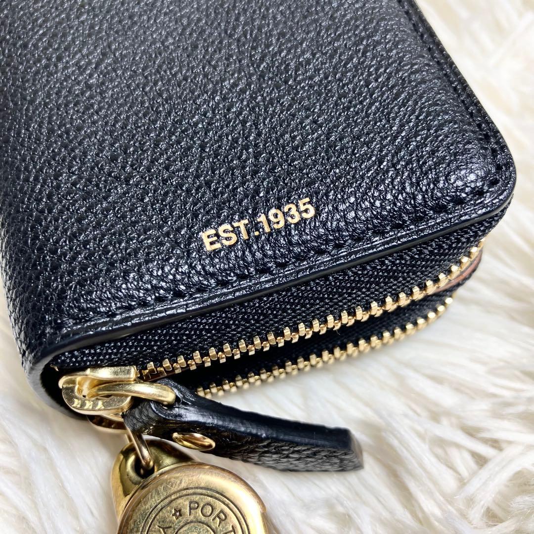 【未使用保管】ポーター コンパクト ホイッスル レザー キーフック付き