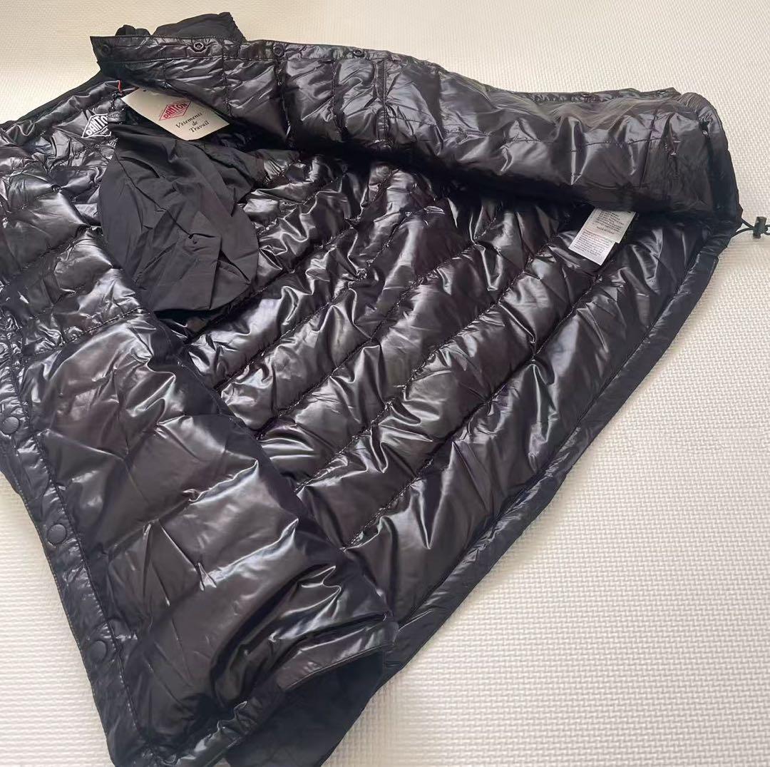 ◉新品DANTONダントン インナーダウン クルーネックベスト（BLACK）