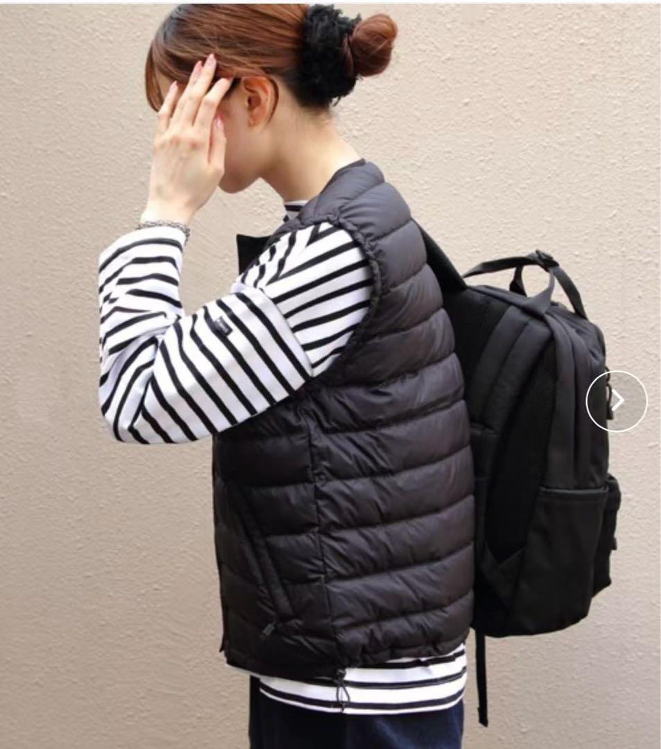 ◉新品DANTONダントン インナーダウン クルーネックベスト（BLACK）