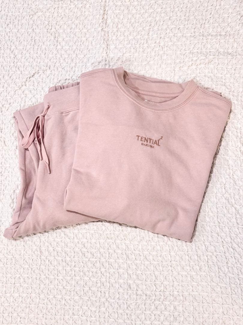 TENTAL ピンク スウェットセット M