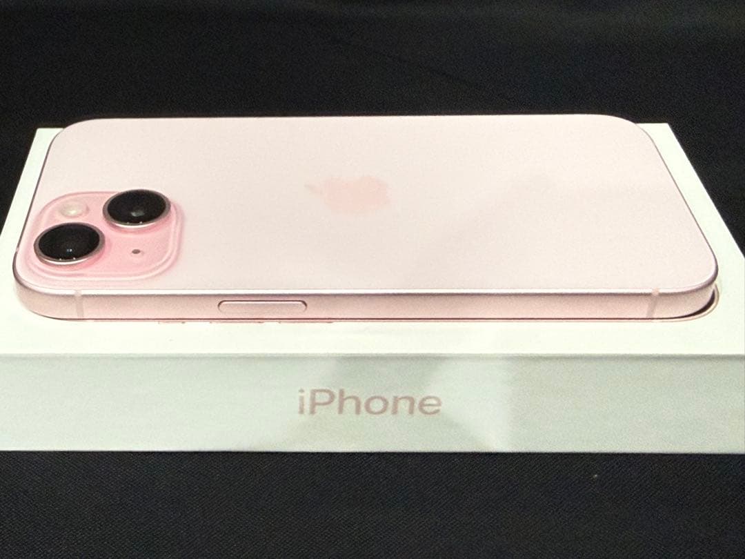 【中古】iPhone15 256GB 本体 ピンク バッテリー84%