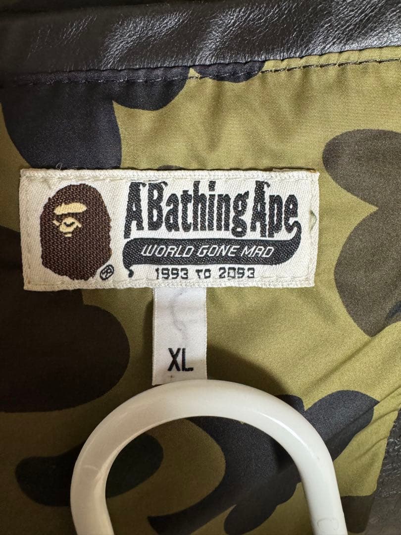 A BATHING APE×Schott ショット　ライダース　シングル