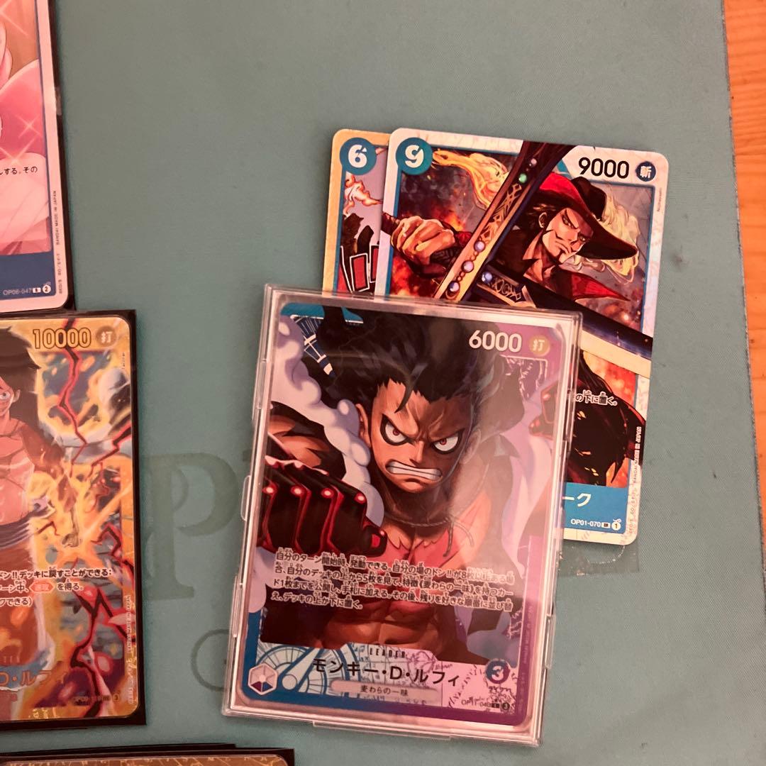 青紫ルフィ デッキ パラレル デッキパーツ付き ワンピースカード