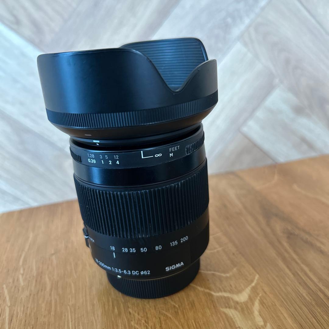 レンズ(ズーム) SIGMA 18-200mm 1:3.5-6.3 DC