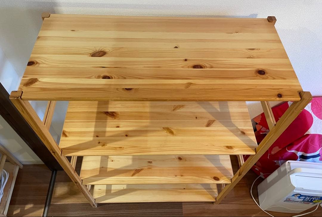 無印良品 パイン材ユニットシェルフ 中 幅８６ｃｍ 奥行３９.5 高さ１２０ｃｍ