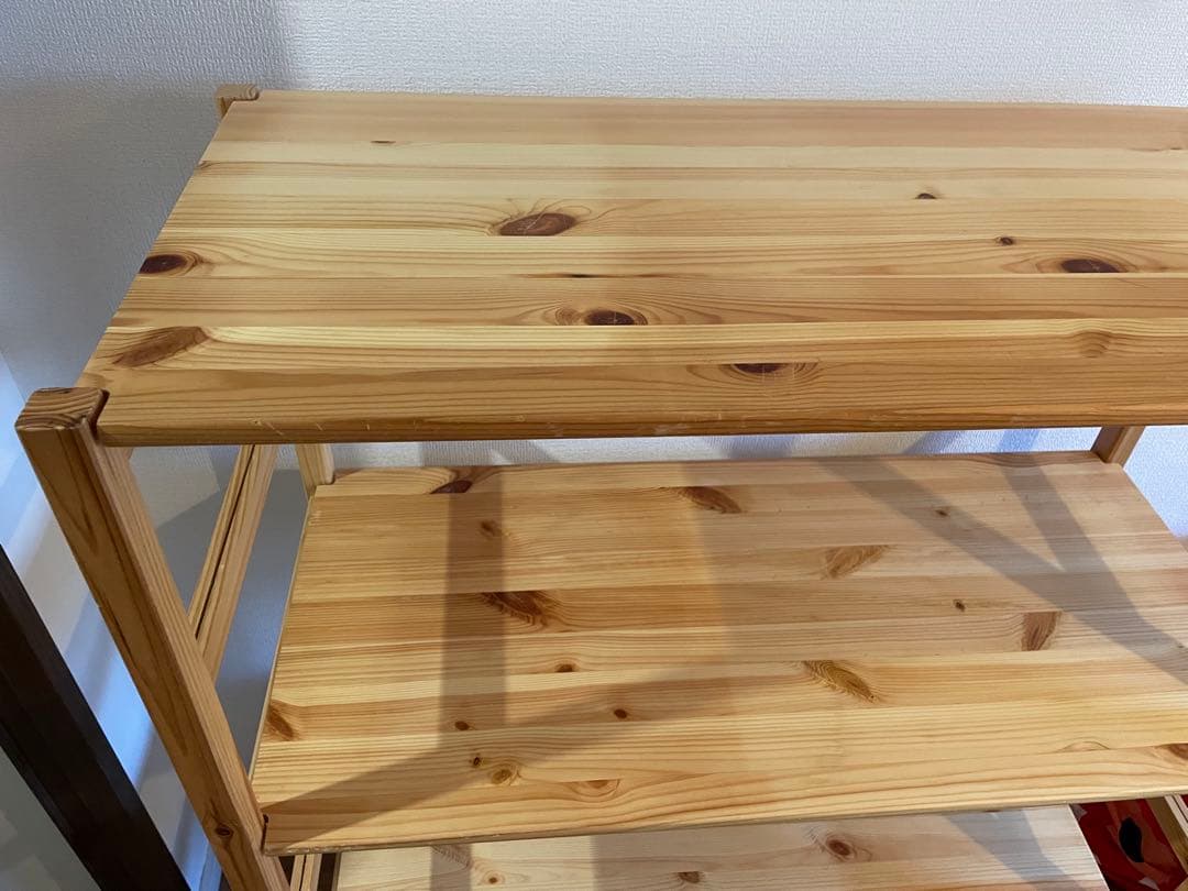 無印良品 パイン材ユニットシェルフ 中 幅８６ｃｍ 奥行３９.5 高さ１２０ｃｍ