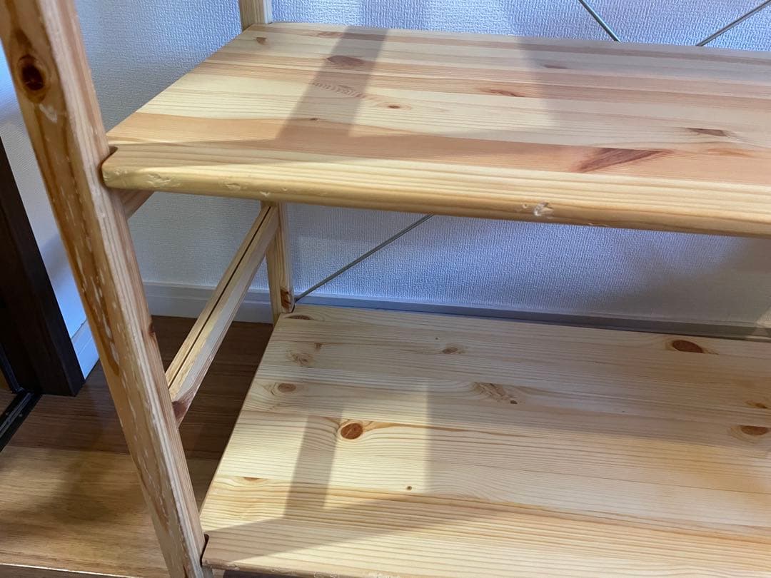 無印良品 パイン材ユニットシェルフ 中 幅８６ｃｍ 奥行３９.5 高さ１２０ｃｍ