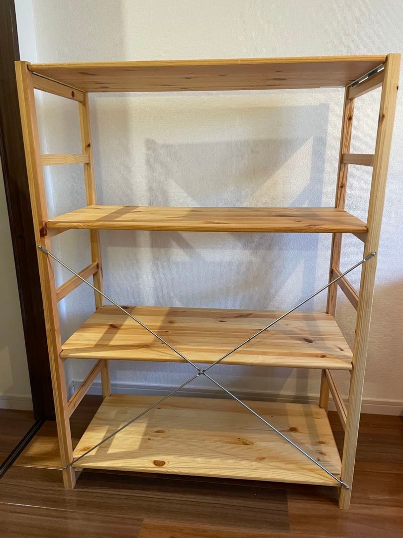 無印良品 パイン材ユニットシェルフ 中 幅８６ｃｍ 奥行３９.5 高さ１２０ｃｍ