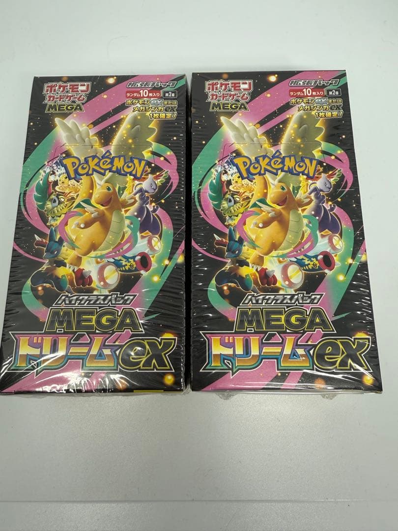 ポケモン　メガドリームex　2boxシュリンク付き