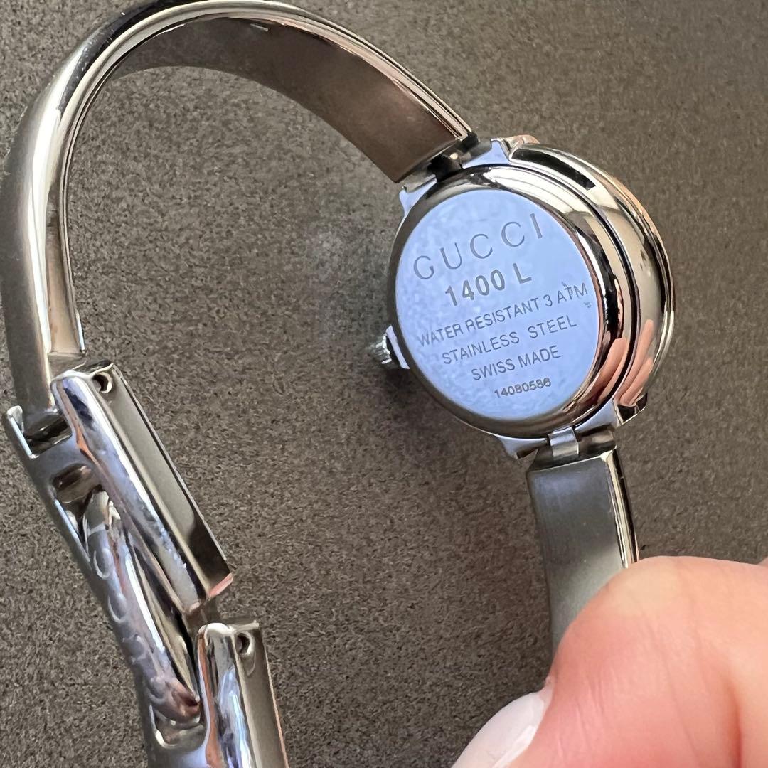 GUCCI / グッチ 1400L レディース 腕時計 シェル GG 美品
