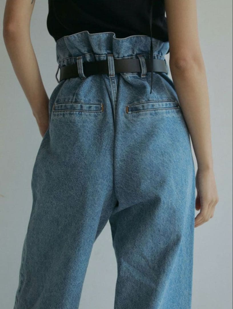 【新品】アンヌーク anuke Waist Tuck Denim デニム　36