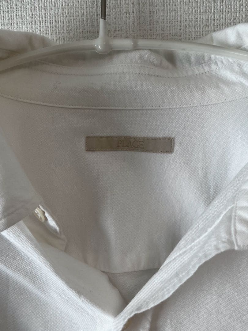 Plage OX Poncho シャツ　ホワイト