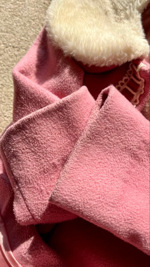 シャーリーテンプル ラッピングリボンウールコート