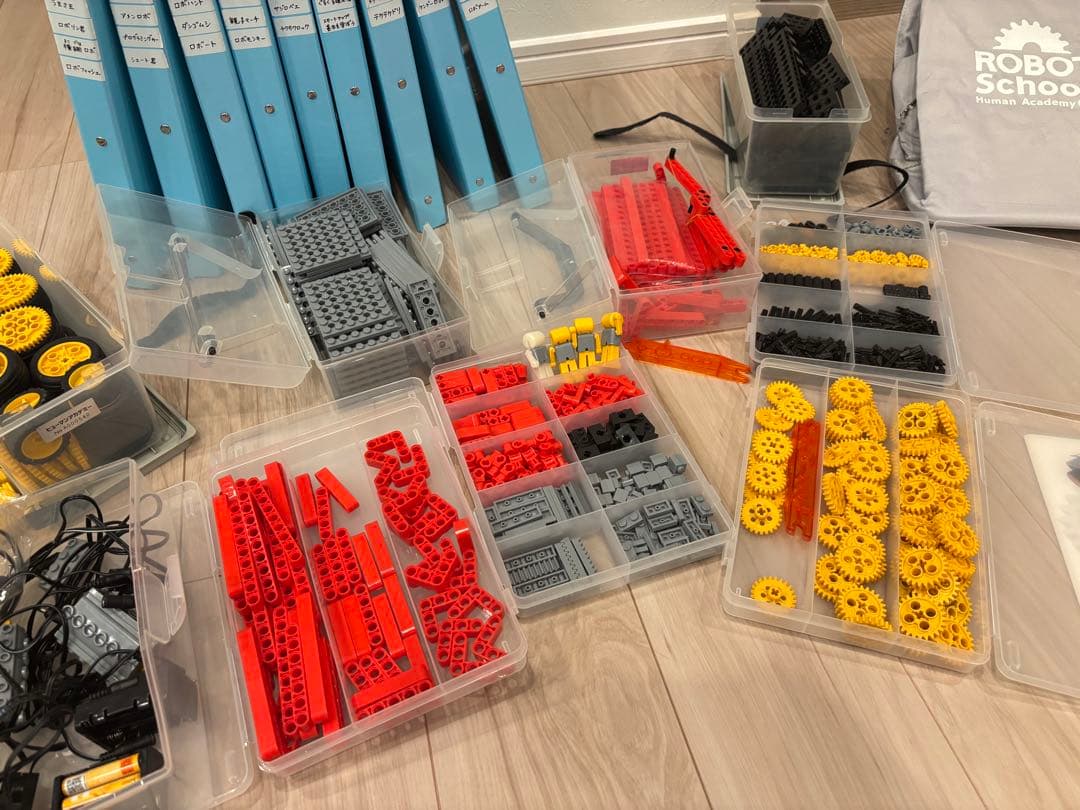 ヒューマン　ロボット教室　組立キットパーツセット　2人分　ロボット36個分説明書